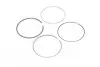 01568N2 Кольца поршневые Ford Focus 1.8i 06-12/Mondeo 1.8i 00-07 (83.51mm/+0.5) (1.2-1.2-2.5) MAHLE / KNECHT підбір по vin на Brocar