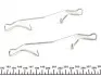 82076800 Планка суппорта (переднего) прижимная (к-кт) VW Caddy III 1.2-2.0TDI 04-15 (Teves) TEXTAR підбір по vin на Brocar