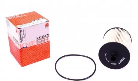 KX335D Фільтр паливний Citroen C5/Peugeot 407 3.0HDI 09- MAHLE / KNECHT підбір по vin на Brocar