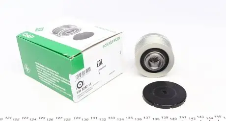 535029210 Шків генератора Nissan Qashqai 2.0 14- INA підбір по vin на Brocar