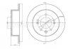 Диск тормозной (задний) Hyundai Elantra I/II 1.6CRDi/CVVT/2.0/2.0CVVT 00-11 (261.9x10) (с покрытием) 23-1691C