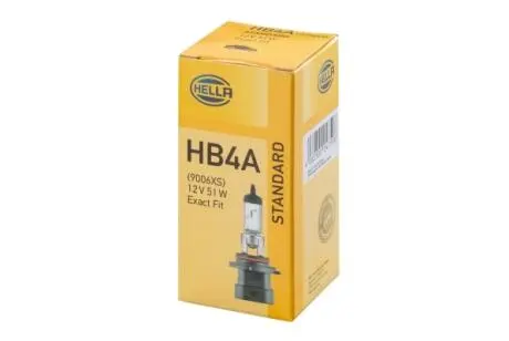 8GH005636201 Автолампа Behr Hella 8GH005636201 Standard HB4A P22d 51 W прозрачная HELLA підбір по vin на Brocar