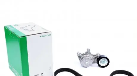 529048310 Комплект ременя генератора BMW 5 (F10), 01/09 - 10/16, (6PK 1003), N20/N26 (6PK1003) INA підбір по vin на Brocar