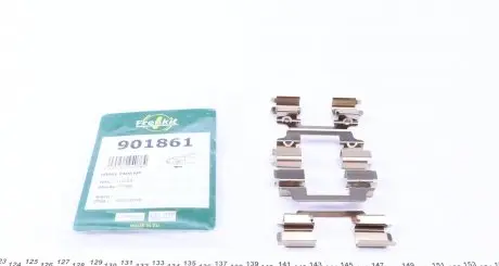 901861 Планка суппорта (переднего) прижимная (к-кт) Ford Transit Courier 14- (Lucas) FRENKIT подбор по vin на Brocar