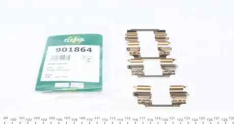 901864 Планка супорта (заднього) прижимна (к-кт) MB M-class (W166) 11-15 (Lucas) FRENKIT підбір по vin на Brocar