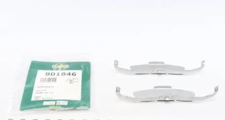 901846 Планка супорта (переднього) прижимна (к-кт) VW Golf VI 08- (Ate) FRENKIT підбір по vin на Brocar