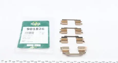 901826 Планка суппорта (заднего) прижимная (к-кт) BMW 5(F10/F11)/ 6(F12/13) 09- (Lucas) FRENKIT подбор по vin на Brocar