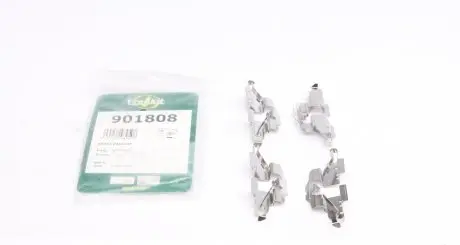 901808 Планка супорта (заднього) прижимна (к-кт) Toyota Yaris II 05- (Akeb) FRENKIT підбір по vin на Brocar