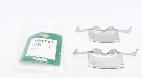 901787 Планка супорта (переднього) прижимна (к-кт) BMW 5(E60/61)/ 6/7 04-10 (Ate) FRENKIT підбір по vin на Brocar