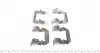 901776 Планка суппорта (переднего) прижимная (к-кт) Opel Astra J/Insignia A /Zafira 09- R16/R17 (Mando) FRENKIT підбір по vin на Brocar