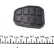 30009 Накладка педали сцепления VW T4 90-03 IMPERGOM підбір по vin на Brocar