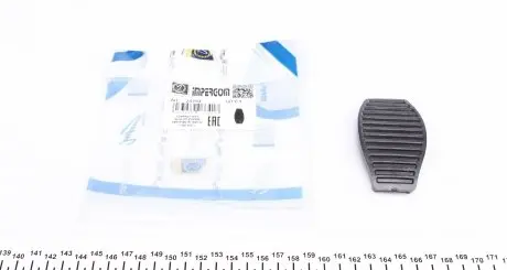 25754 Накладка педалі гальма/зчеплення Fiat Doblo 10- IMPERGOM підбір по vin на Brocar