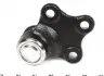 9300557056 Опора шаровая (передняя/снизу) Citroen Berlingo/Peugeot Partner 96-08/Citroen Xsara 97-05 (d=16mm) RTS підбір по vin на Brocar