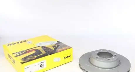 92220607 Диск тормозной (задний) Porsche Panamera 09- (L) (330x28) PRO+ (с прорезом) (легированный) TEXTAR подбор по vin на Brocar
