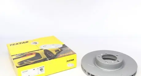 92213907 Диск гальмівний (передній) Porsche Panamera 09-16 (L) (360x36) PRO+ (з прорезом) (легований) TEXTAR підбір по vin на Brocar