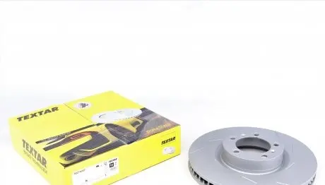 92214007 Диск тормозной (передний) Porsche Panamera 09-16 (R) (360x36) PRO+ (с прорезом) (легированный) TEXTAR підбір по vin на Brocar