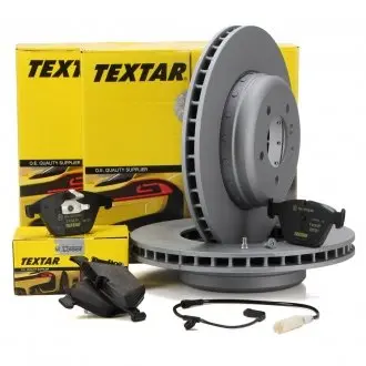 92141825 Диск тормозной (передний) BMW 5 (E60/61) / 6 (E63/64) 01-10 (348x30) PRO+ TEXTAR подбор по vin на Brocar