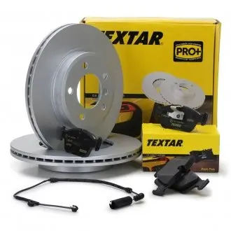 92097205 Диск тормозной (передний) BMW 3 (E46) 98-05 (300x22) PRO+ TEXTAR подбор по vin на Brocar