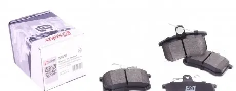 209058 Колодки тормозные (задние) Audi A4 -00/A6 -97 SOLGY подбор по vin на Brocar