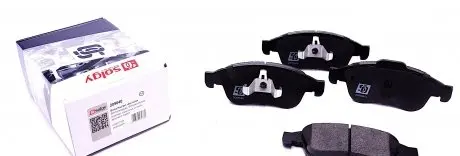 209040 Колодки тормозные (передние) Renault Fluence/Megane/Scenic 08- SOLGY подбор по vin на Brocar