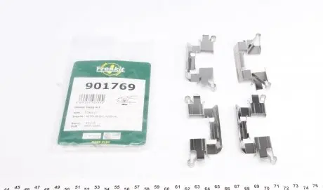 901769 Планка суппорта (переднего) прижимная (к-кт) Mitsubishi L200 05-/Nissan Leaf 10- (Tokico) FRENKIT подбор по vin на Brocar
