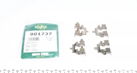 901737 Планка суппорта (заднего) прижимная (к-кт) Nissan Qashqai 07- (Akeb) FRENKIT подбор по vin на Brocar