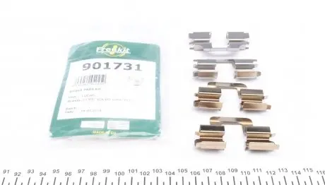 901731 Планка суппорта (заднего) прижимная (к-кт) Ford Galaxy/Mondeo IV/Volvo S60/V60 06- (Lucas) FRENKIT подбор по vin на Brocar