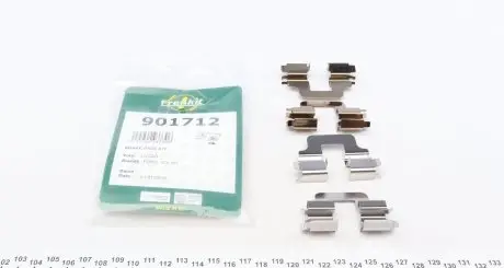 901712 Планка суппорта (заднего) прижимная (к-кт) Ford Galaxy/Mondeo IV/Volvo S80/V70/XC70 05- (Lucas) FRENKIT подбор по vin на Brocar