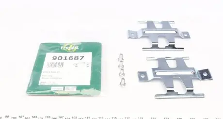 901687 Планка супорта прижимна (к-кт) MB Vario/Sprinter 96- (Ate) FRENKIT підбір по vin на Brocar