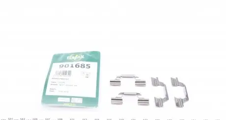 901685 Планка супорта (заднього) прижимна (к-кт) VW Golf IV 97-05 (Lucas) FRENKIT підбір по vin на Brocar