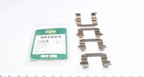 901664 Планка суппорта (переднего) прижимная (к-кт) Kia Sorento 02- (Ate) FRENKIT подбор по vin на Brocar