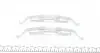 901642 Планка супорта (переднього) прижимна (к-кт) BMW X5 (E53) 00-06 (Ate) FRENKIT підбір по vin на Brocar