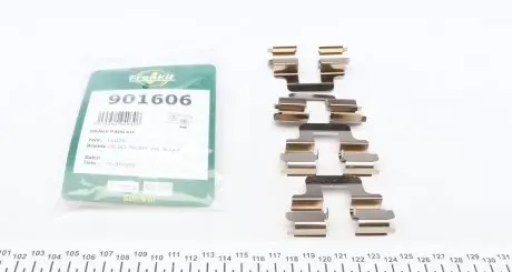 901606 Планка суппорта (заднего) прижимная (к-кт) VW Caddy III 04-15 (Lucas) FRENKIT подбор по vin на Brocar