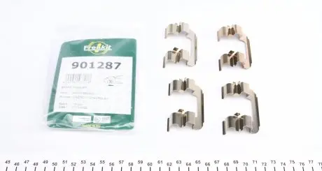901287 Планка суппорта (переднего) прижимная (к-кт) Chevrolet Lacetti/Aveo 1.2-2.0D 05- (Akeb/Dac) FRENKIT подбор по vin на Brocar