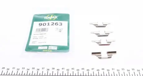 901263 Планка суппорта (заднего) прижимная (к-кт) VW Golf IV 98-02 (Lucas) FRENKIT подбор по vin на Brocar