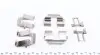 901233 Планка супорта (заднього) прижимна (к-кт) VW T4 90-03 (Lucas) (з датчиком витрати колодок) FRENKIT підбір по vin на Brocar