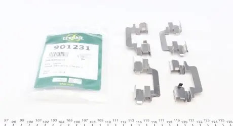 901231 Планка суппорта (переднего) прижимная (к-кт) Citroen Jumpy/Fiat Scudo/Peugeot Expert 96- (Lucas) FRENKIT подбор по vin на Brocar