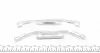 901221 Планка супорта (переднього) прижимна (к-кт) Land Rover Range Rover 11- (Ate) FRENKIT підбір по vin на Brocar