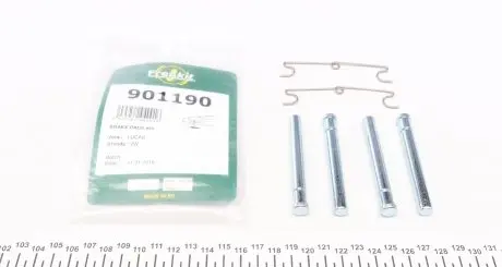 901190 Планка супорта (переднього) прижимна (к-кт) VW T4 90-03 (Lucas) FRENKIT підбір по vin на Brocar