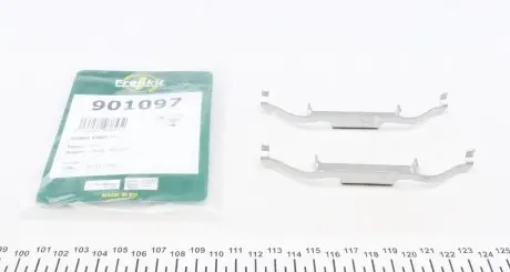 901097 Планка супорта (заднього) прижимна (к-кт) BMW 5 (E34)/7 (E32) -97 (Ate) FRENKIT підбір по vin на Brocar