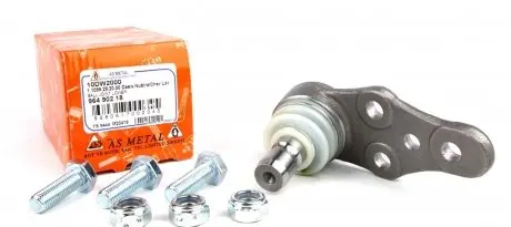 10DW2000 Опора кульова (передня/знизу) Chevrolet Lacetti 05- ASMETAL підбір по vin на Brocar