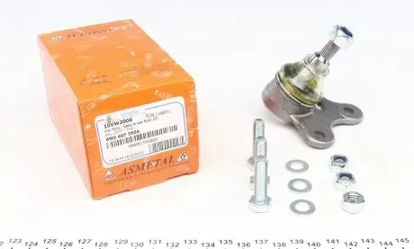 10VW2006 Опора кульова (передня/R) VW Polo/Lupo 94-05 ASMETAL підбір по vin на Brocar