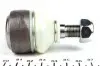 17AU04 Наконечник тяги рульової (R) Audi 100/200 -91/A6 -97 ASMETAL підбір по vin на Brocar