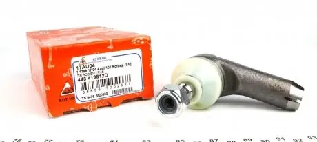 17AU04 Наконечник тяги рульової (R) Audi 100/200 -91/A6 -97 ASMETAL підбір по vin на Brocar