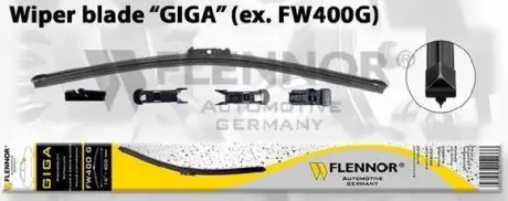 FW450G Щітка склоочисника (450 аеро) Flennor підбір по vin на Brocar
