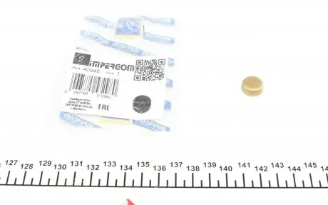 40945 Заглушка блоку циліндрів (d=14,5mm) Латунь/Brass IMPERGOM підбір по vin на Brocar