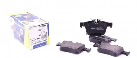 182214 Колодки тормозные (задние) MB C-class (W205/S205/C205/A205) 13- ICER подбор по vin на Brocar