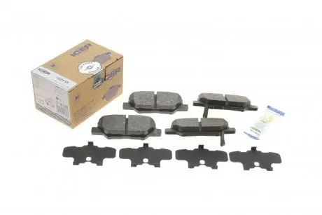 182118 Колодки тормозные (задние) Citroen C4 Aircross/Mazda 6/Mitsubishi Outlander III/Peugeot 4008 12- ICER подбор по vin на Brocar