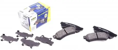182058 Колодки гальмівні (задні) Chevrolet Lacetti 05-/Nubira 05-11/Daewoo Lacetti/Suzuki USA Reno 04- ICER підбір по vin на Brocar