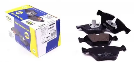 182002 Колодки тормозные (передние) BMW 5 (F07/F10/F11) 09-17 ICER підбір по vin на Brocar